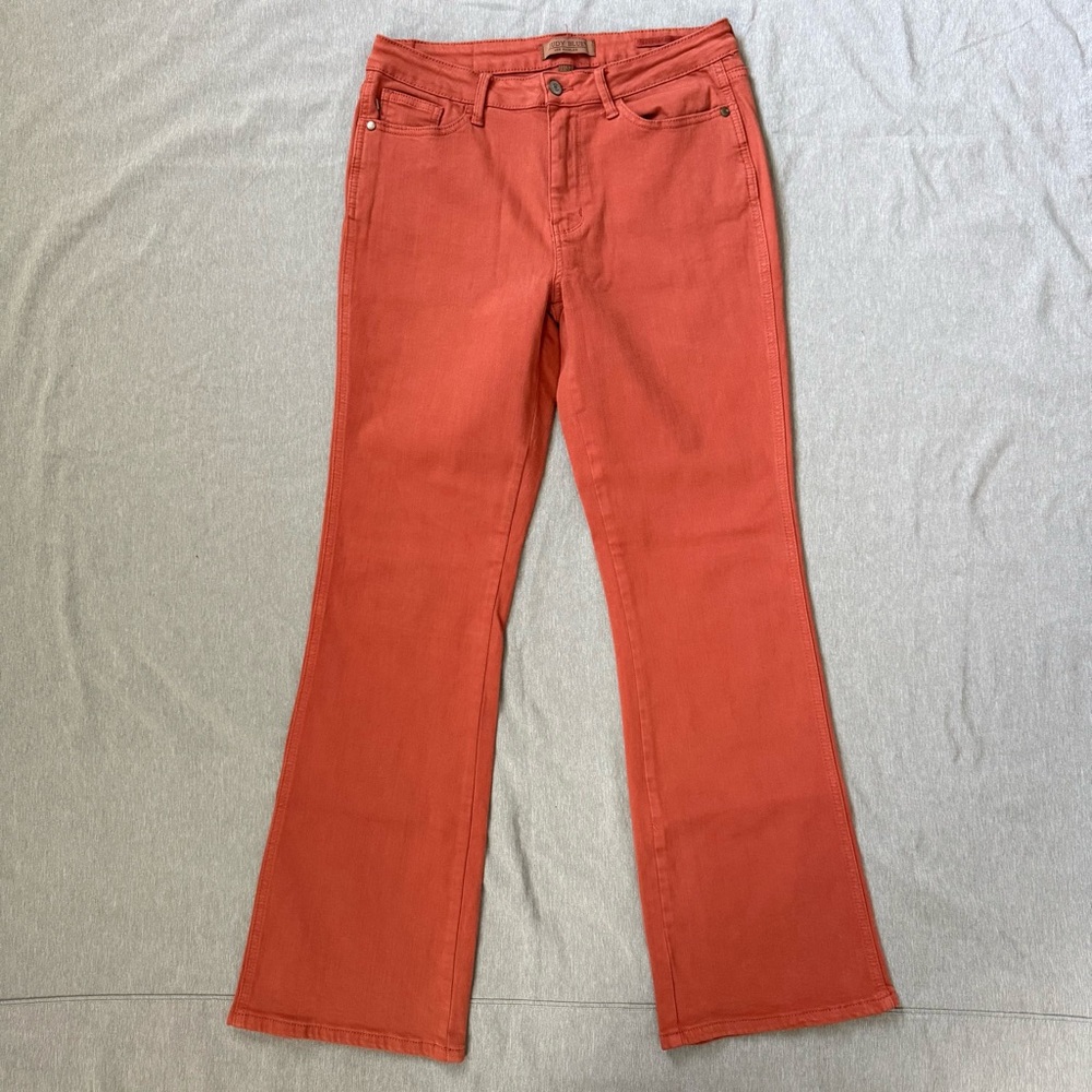 Judy Blue Women's Boot Cut Burnt Orange Jeans